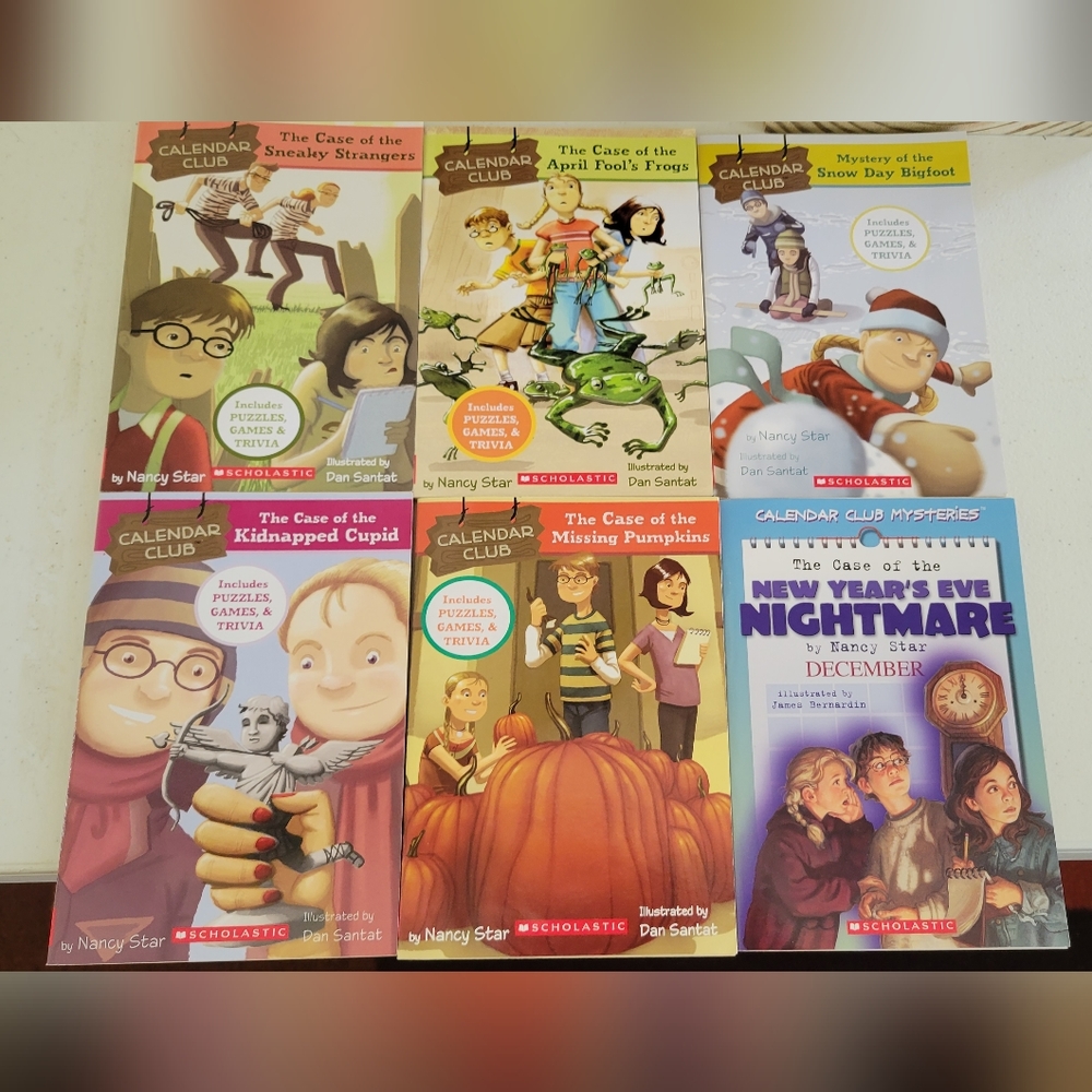EUC Calendar Club lot of 6 books